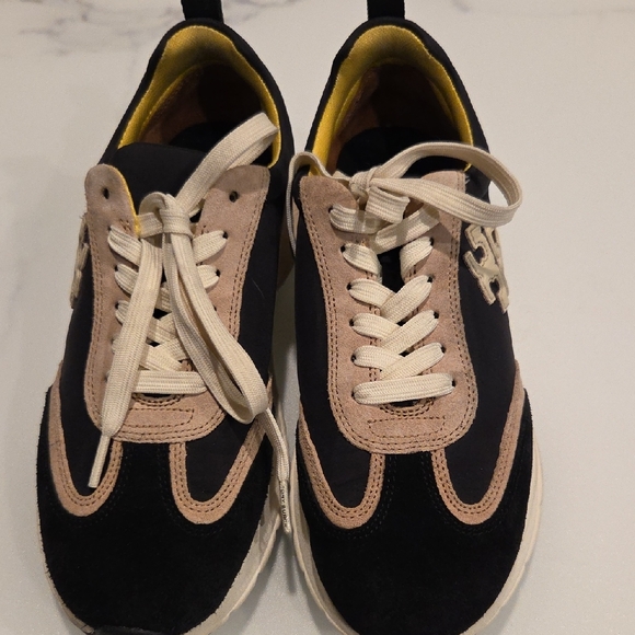 Tory Burch Black and Beige Athletic Shoes - Picture 5 of 5